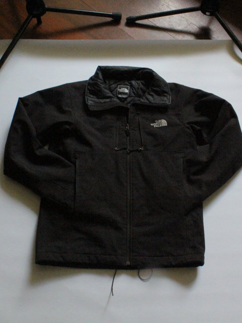 Vintage 90s The North Face Denali Fleece Full Zip Jacket Grey Mens Size S